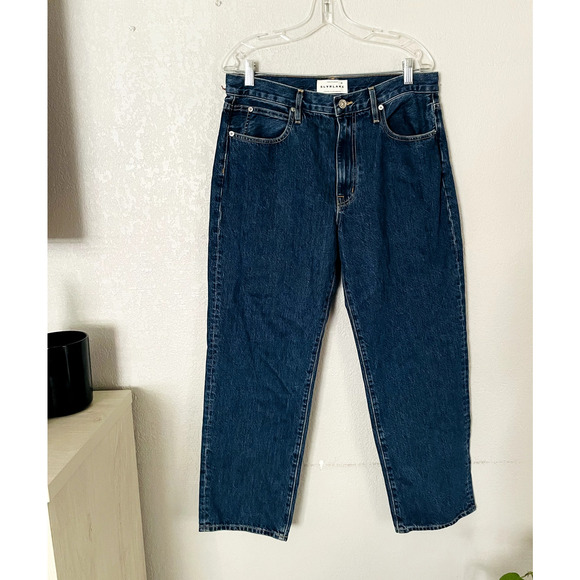 SLVRLAKE Sophie Evermore Mid Rise Straight Jeans Size 32 Denim Blue EUC - Picture 4 of 11